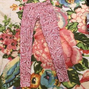 Modern Lux XS Candy Cane leggings